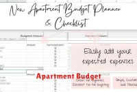 Apartment Budget