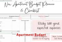 Apartment Budget