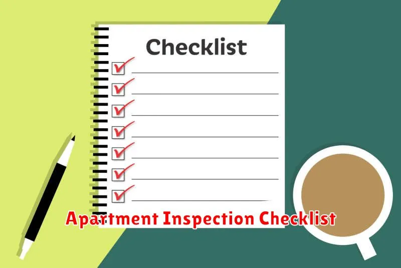 Apartment Inspection Checklist