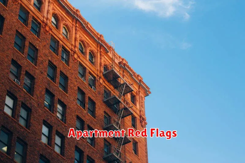 Apartment Red Flags