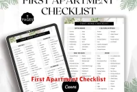 First Apartment Checklist