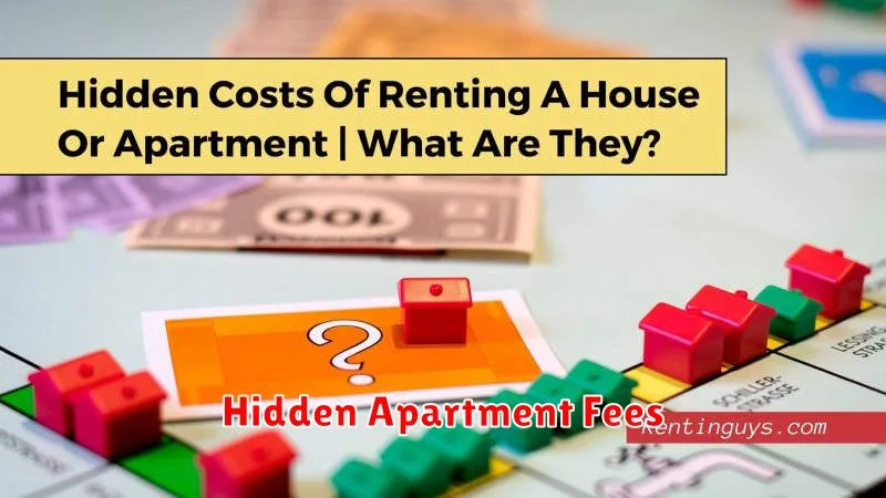 Hidden Apartment Fees