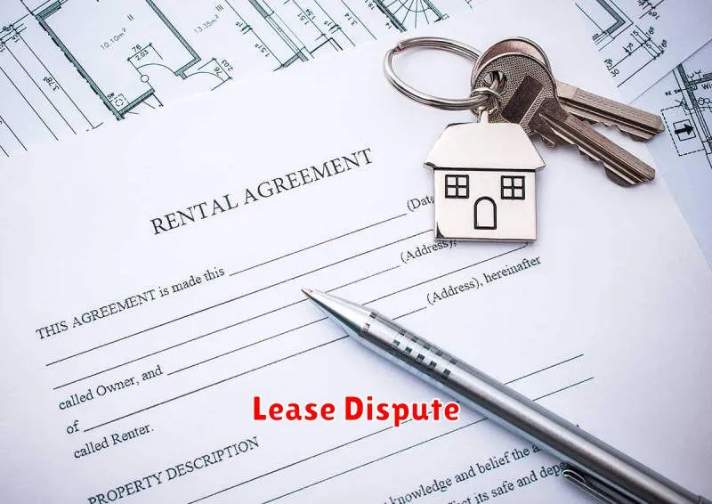 Lease Dispute