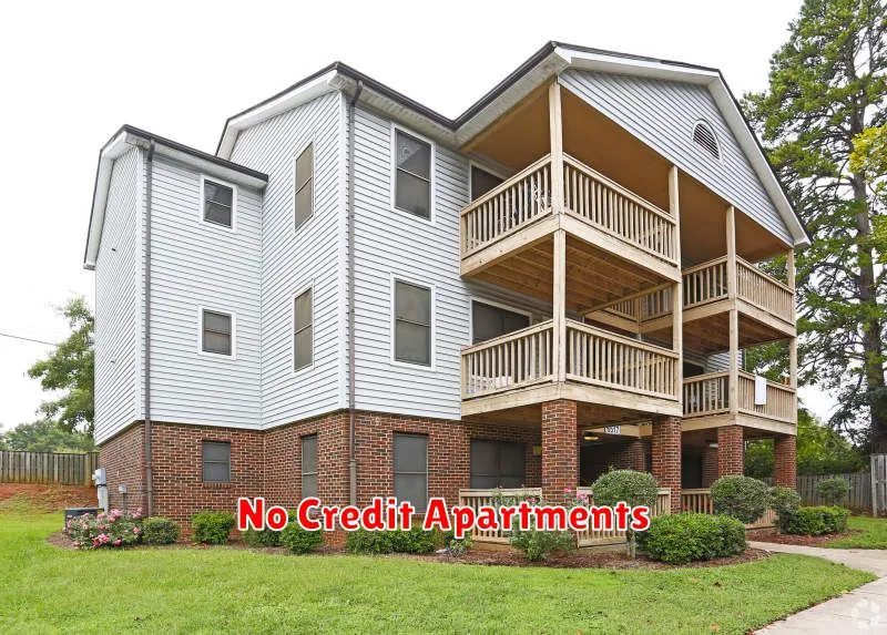 No Credit Apartments