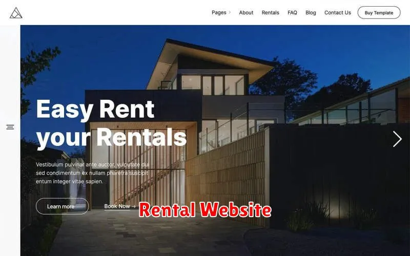 Rental Website